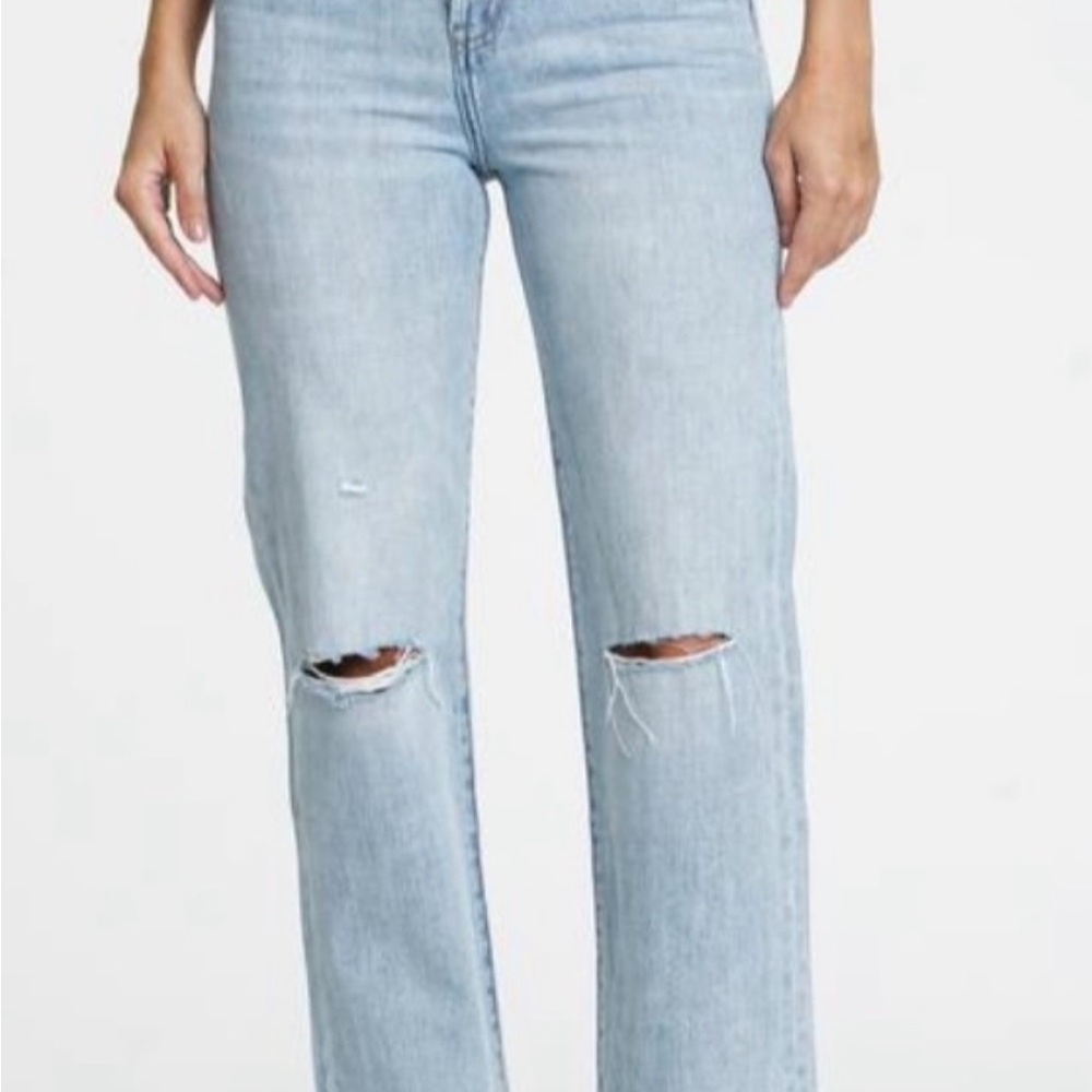 Pistola Light Blue Distressed Women Jeans